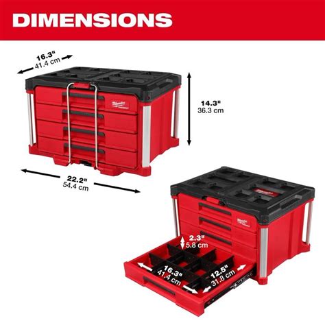 Todoferreteria Organizador Caja Porta Herramientas Milwaukee Packout