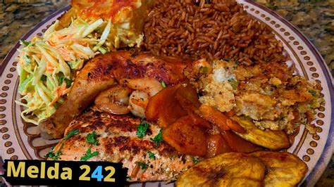 Our Thanksgiving Meal 2021 Bahamian Cooking Youtube