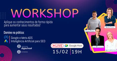 Workshop Dominando Google E Meta Ads E A Intelig Ncia Artificial Para