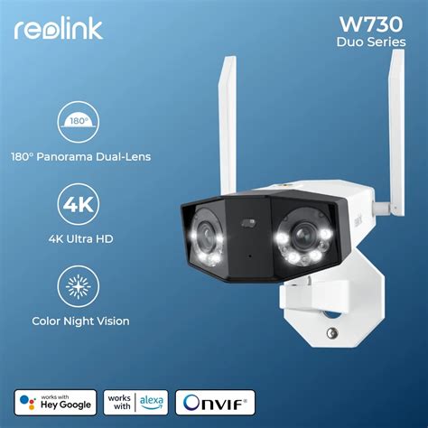 Reolink Duo 2 Series Wifi Camera 4k Dual Lens Outdoor Security