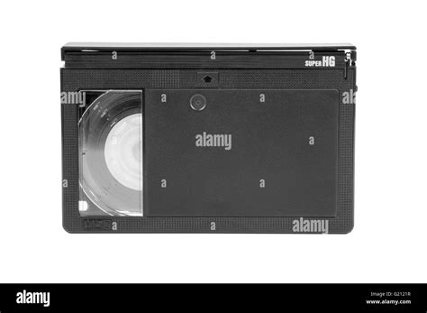 vhs  video cassette isolated  white background  clipping path