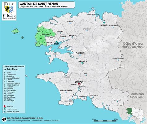 Le canton de Saint Renan Finistère Bretagne découverte