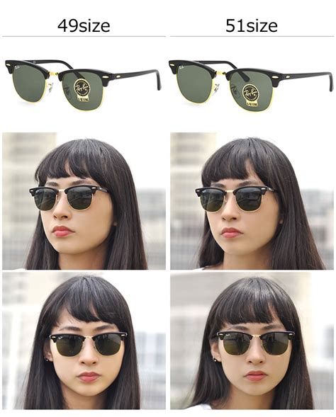 【楽天市場】【50 ポイントバック】 レイバン サングラス クラブマスター Ray Ban Rb3016 W0365 49サイズ 51サイズ