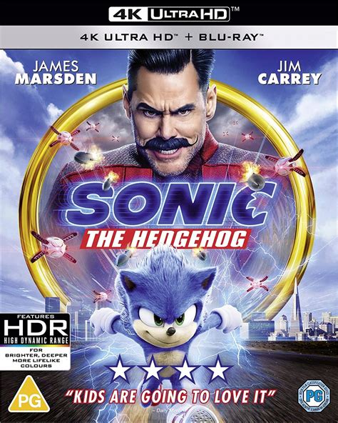 SONIC SZYBKI JAK BŁYSKAWICA Hedgehog Jim Carrey 4K 12792787269 Sklepy