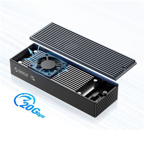 ORICO M.2 Enclosure 20Gbps Type-C NVME Enclosure External M.2 SSD ...