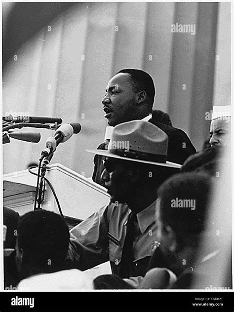 Dr Martin Luther King Jr Delivers His I Have A Dream Speech On