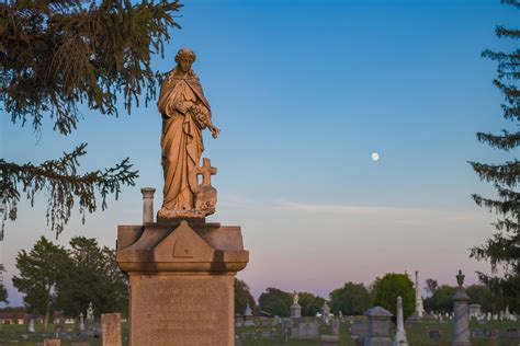 Moon Cemetery At Dusk John Howard Flickr