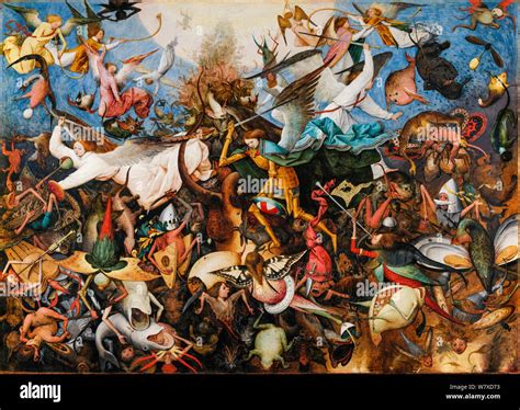 Pieter Bruegel L Ancien La Chute Des Rebel Angels Peinture