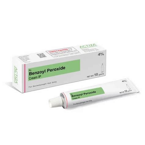 Benzoyl Peroxide Cream 25 5 For Clinical Rs 30unit Actiza