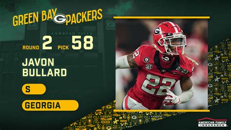 2024 NFL Draft Packers Select Georgia S Javon Bullard In 2nd Round No