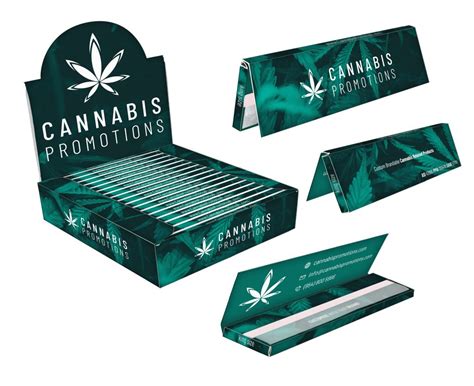 King Size Rolling Papers Fully Customized Booklets Cannabis Promotions