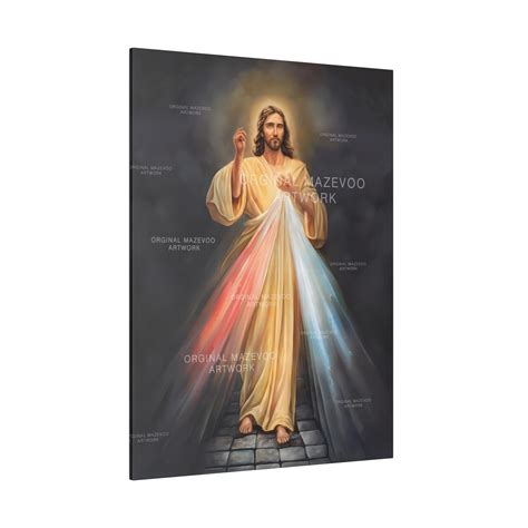 Divine Mercy Image For Men And Women Divine Mercy Wall Art Devine Mercy