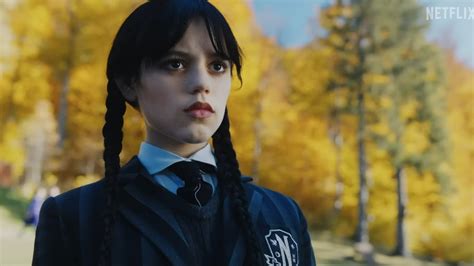 Wednesday Teaser Jenna Ortega As Morticia And Gomez Addams Daughter