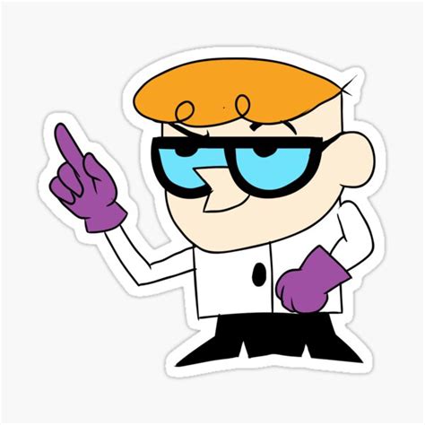 Dexter Dexter S Laboratory Sticker For Sale By Quistlor Redbubble