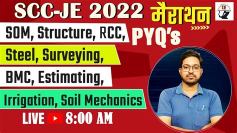 07 Ssc Je 2022 Marathon Ssc Je Civil Engineering By Pradeep Sir