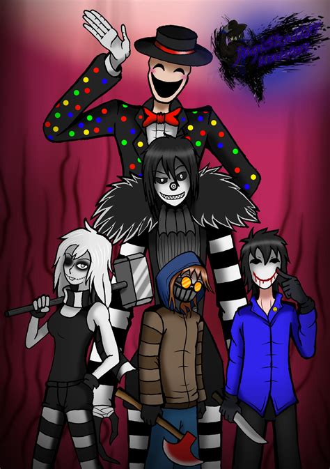 Creepypastas Characters 1 by jJagiSkull87 on DeviantArt