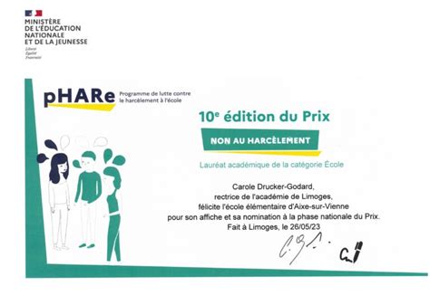 C R Monie De Remise Des Prix Concours Nah Aixe Ecole Doisneau