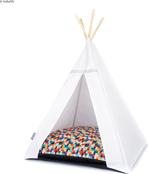 Halkalife Legowisko Tipi Glamour Piksele Bia Y M X X Cm Ceny I