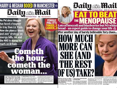 Front Pages How The News Media Changed Its Tune On Liz Truss