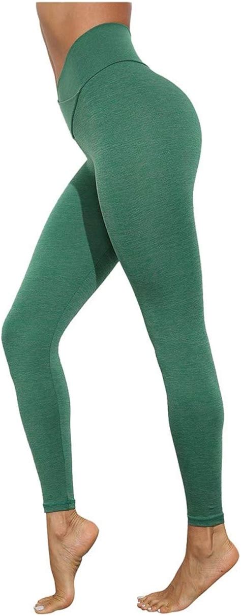 Hopoter Damen Sport Leggings High Waist Sporthose Lange Yogahosen Yoga