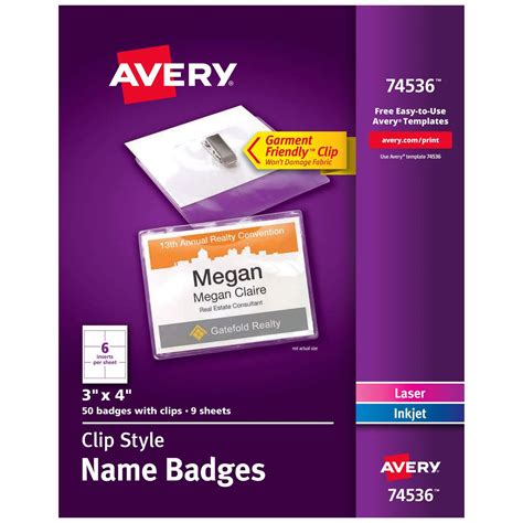 Avery Printable Name Badges