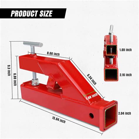 AIWARGOD Enganche De Cubo Receptor De Enganche De Remolque Con