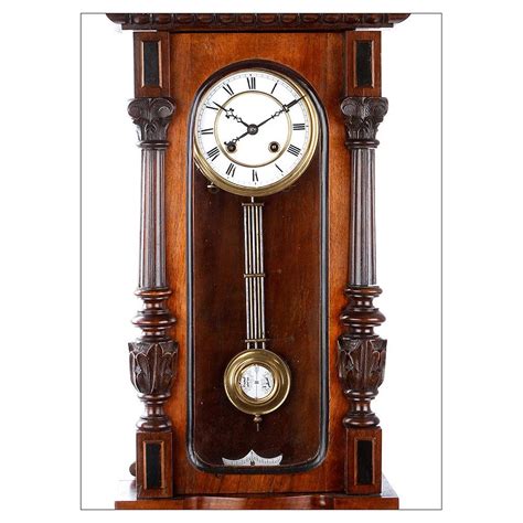 Clásico Reloj de Pared Antiguo Fabricado por Gustav Becker Alemania