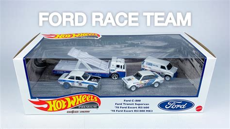 Unboxing Hot Wheels 2021 Premium Boxset Ford Race Team YouTube