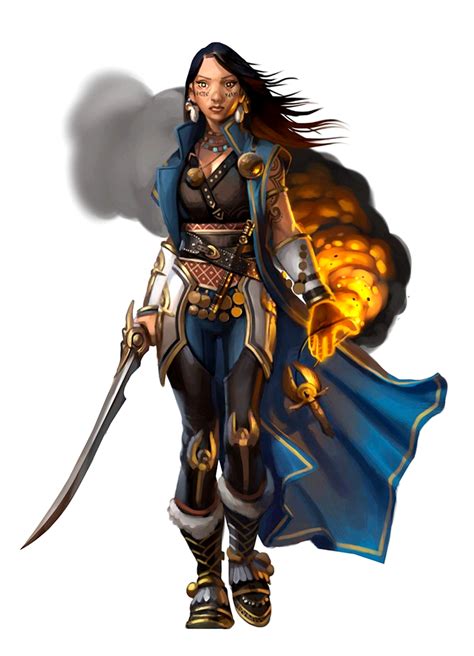 Female Cleric Warpriest Of Sarenrae Pathfinder Pfrpg Dnd Dandd D20