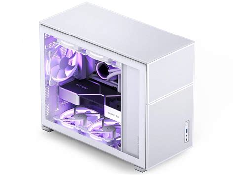 JONSBO D31 MESH WHITE Micro ATX Computer Case Tempered Glass 1 Side M