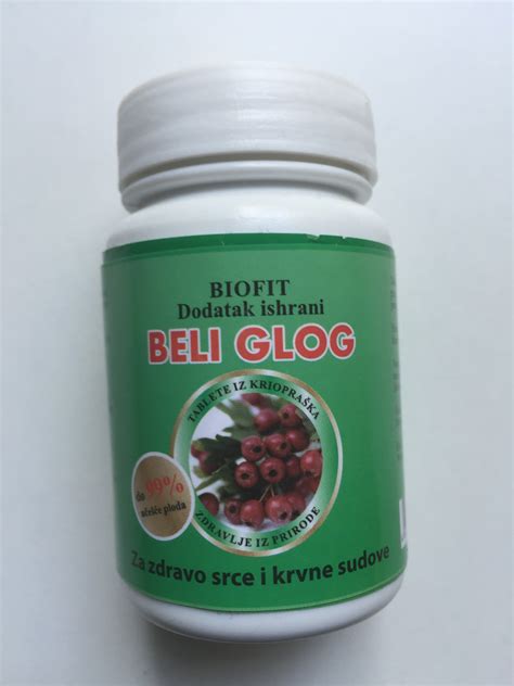 Biofit Beli Glog Za Zdravo Srce I Krvne Sudove 100 Tableta Herbasana