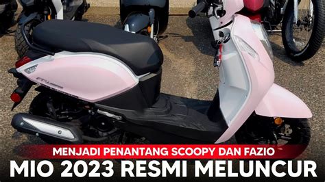 Mio Retro Resmi Dirilis Desainnya Beda Total Lebih Mirip Vespa