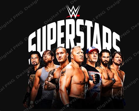 WWE SUPERSTARS WWE Png , Instant Download, Digital Files Png - Etsy