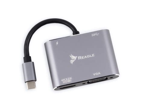 Reagle Hub Usb C Adapter Hdmi K Vga Usb Macbook Pd W Wszystkie