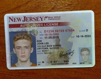 New Jersey Fake ID Stealth Documents