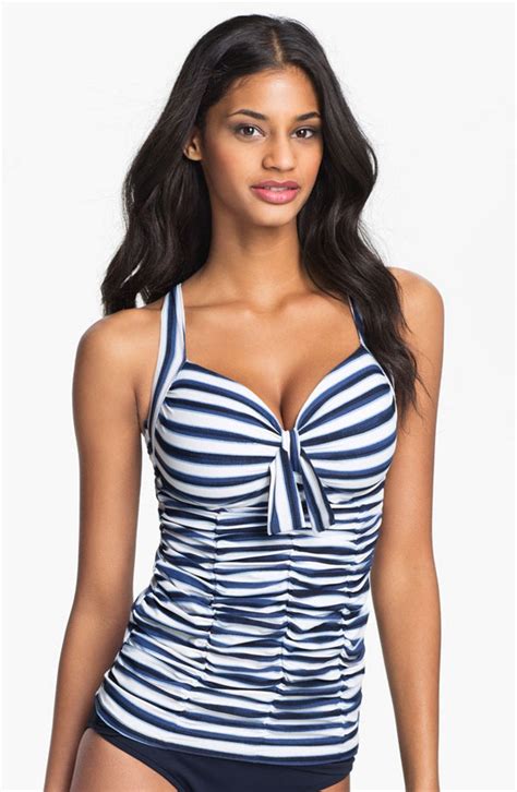 Seafolly Ruched Tankini Top Dd Cup 151 Ruched