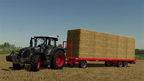 LS22 Anhänger Ballentransport Orenge Ballenanhänger Pack 1 0 0 0 für