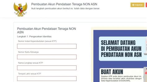 Tahap Pendataan Non Asn Besok Ditutup Buka Link Pendataan Nonasn