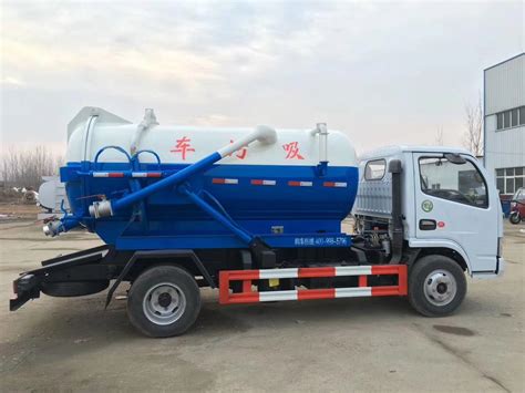 4000 5000 Liters Sewage Suction Truck 4m3 5m3 4X2 Cleaning Truck