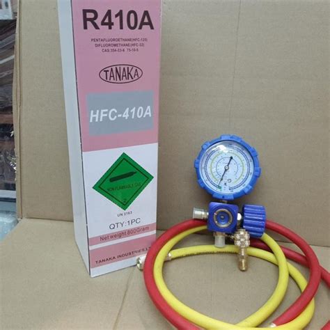 Jual Paket Isi Freon Ac Rumah R410 Manifold Selang Freon Conektor