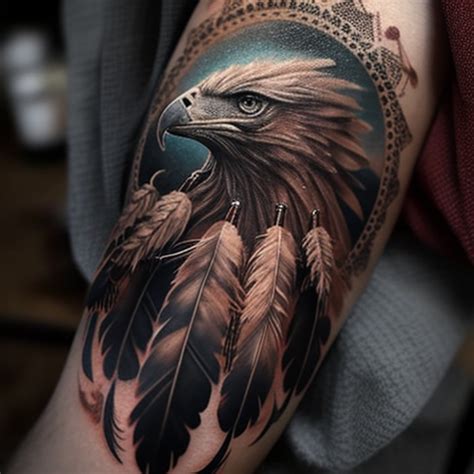 53 Eagle Feather Tattoo Ideas