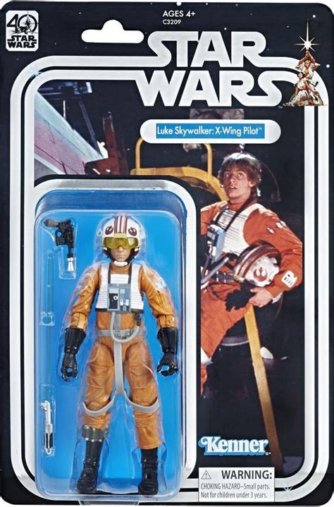 Star Wars 6 Black Series Luke Skywalker X Wing Pilot 40th Anniversary