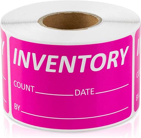 Amazon Inventory Labels X Fluorescent Pink Inventory