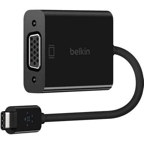 Belkin USB Type C To VGA Adapter Retail Packaging F2CU037BTBLK