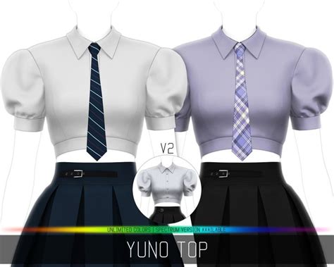 Yuno Top Simpliciaty Sims Clothing Sims Mods Clothes Sims