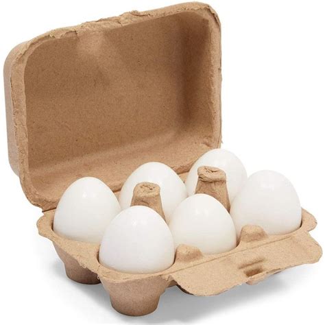 Okuna Outpost 20 Pack Brown Half Dozen Paper Egg Cartons With 25 Labels