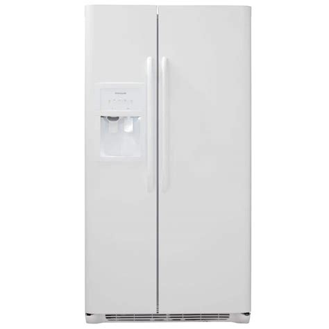 Samsung 223 Cu Ft Side By Side Refrigerator In White Counter Depth Rs22hdhpnww The Home Depot