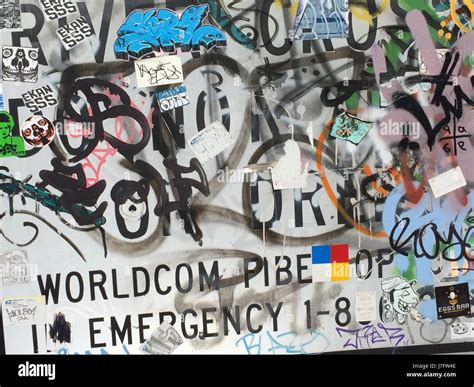 Graffiti On Wall Stock Photo Alamy