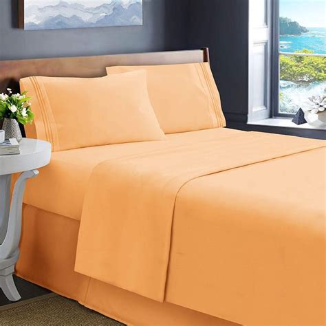 Orange Bed Sheet Sets Fall Sale Ease Bedding With Style Orange Bed