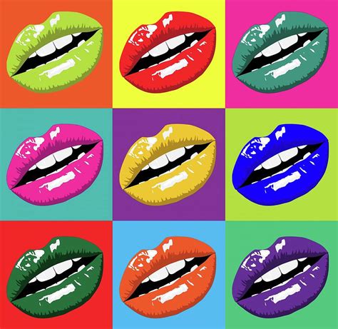 Pop Art Lips